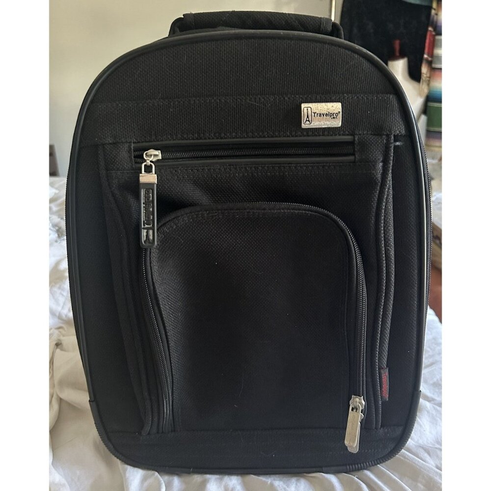 Travelpro Compact Walkabout Laptop Travel Backpack Black 16" Excellent Condition